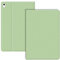 VAGHVEO Coque pour iPad Air 11 Pouces (M3 2025/M2 2024), iPad Air 5ème/4e Génération 2022/2020 10,9 Étui à Rabat Style Livre Housse Smart Case Cover Arrière TPU Souple avec Porte Pencil, Vert Clair