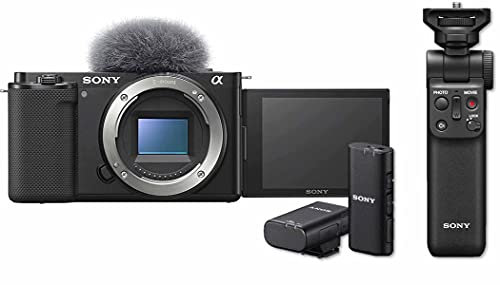 Sony Alpha ZV-E10 | Camera Body with Handgrip & Microphone