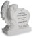 David Fischhoff Sentiment Angel Heart Graveside Remembrance Plaque Ornament - Mum & Dad