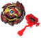 mlywd Gyros Toupies, Quadrive Metal Fusion avec Lanceur Starter Gyros de Combat Jouet Set B-145