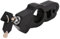JSCARLIFE Motorcycle Handlebar Lock, Heavy Duty Anti-Theft Locking Device Ultimate Security Grip & Throttle Lock for Sports Bikes Mountain Bike ATVs (Black)