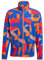 adidas Uomo Terrex Multi Printed Full Zip Fleece Jacket, Warm Clay/Semi Lucid Blue, L