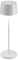 Zafferano, Olivia Pro Lampe, Tragbare und Wiederaufladbare Tischlampe mit Touch Control, Geeignet für Wohnzimmer und Außenbereich, Dimmer, 2200-3000 K, Höhe 35 cm, Farbe Weiß