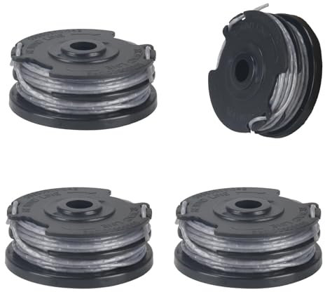 COEWUR 4Pcs Strimmer Spool Line, Strimmer Trimmer Spool Line Replacement For Bosch ART 24 27 30 30-36 LI, Standard Double Autofeed Nylon Spools for Bosch Grass Trimmer F016800351