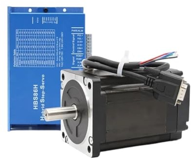 P0Z9J7F Nema 34 8.5N.m Closed Loop Stepper Motor kit HBS86H + 86HS8.5N 1200Oz-in Hybrid Stepper Servo Motor DC(30-110V) AC(18-80v)