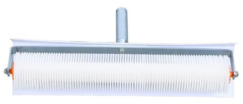 Blanc 500 mm 21 mm - Outils de traitement mural avec pointes - Planchers en rouleau en latex - Auto-nivellement avec dos - Sol de chape avec roulettes