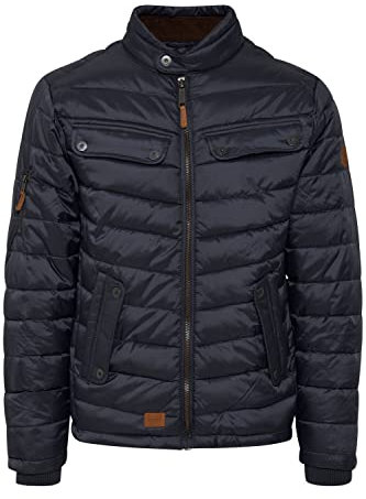 Blend Camaro Herren Steppjacke Übergangsjacke Jacke mit Stehkragen, Größe:XXL, Farbe:India Ink (70151)