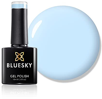 Bluesky Gel Nail Polish, Creekside, 80596, Baby Blue, UV/LED Soak-Off Gel Polish, Long Lasting, Chip Resistant, 10ml
