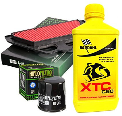 Kit tagliando Bardahl XTC C60 10W40 filtro olio aria Kawasaki Z 900