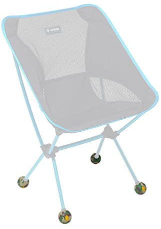 Helinox Vibram Ball Feet 45mm | Hochleistungs-Vibram-Kugelfüße helfen dabei, Stuhl auf harten, glatten Oberflächen sicher zu halten (Field Camo)