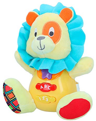 winfun Plüschtier Caesar der Löwe mit Licht und Sound auf Spanisch (85367)