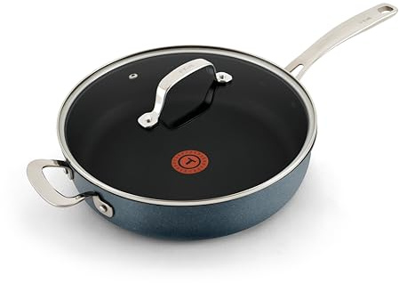 T-fal Platinum Jumbo-Kocher mit Antihaftbeschichtung, 5 l, Induktionsofen, Grill, sicher, 500 °C, Kochgeschirr, Töpfe und Pfannen, spülmaschinenfest, Schiefer