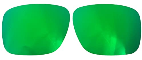 Wetnenss Ersatzgläser für Oakley holbrook 9102/9244/9384 Polarisiert Dicke 1.5mm Salzprävention Ölfest (grün)