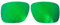 Wetnenss Lentes de repuesto para Oakley Holbrook 9102/9244/9384 polarizadas, 1,5 mm de grosor, prevención de sal resistente a los aceites, Verde, 55.9*43.5mm