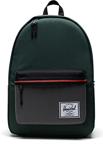 Herschel Unisex Klassischer XL Rucksack, Garten-Formschnitt/Schwarz/Wasserspeier/Chili, One Size
