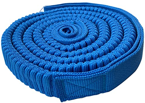 NewShot Bike Bungee Tow Rope, All Bicycle Leash for Kids Adult Long Trip MTB & Cycling Pull Strap (Blue)