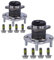 ATEC Germany 2x Radnabe hinten Radlager Radlagersatz mit ABS-Sensor, Kompatibel mit MITSUBISHI COLT VI (Z3_A, Z2_A),SMART FORFOUR (454)