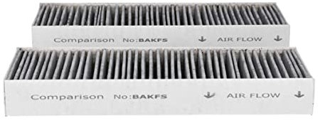 Geruchsfilter Set wie BORA BAKFS 340x123mm für Kochfeld mit Dunstabzug 2Stk