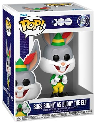 Funko Pop! Movies: WB100 - Bugs Bunny As Buddy - Warner Bros - Collectable Vinyl Figure - Gift Idea - Official Merchandise - Toys for Kids & Adults - Ad Icons Fans - Model Figure for Collectors