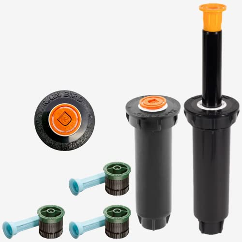 MHB-Sparset: 3 STK. Rain-Bird Versenkregner Typ 1800/1804 10 cm Aufsteiger inkl. Van 8 Düsen 1,8-2,4m