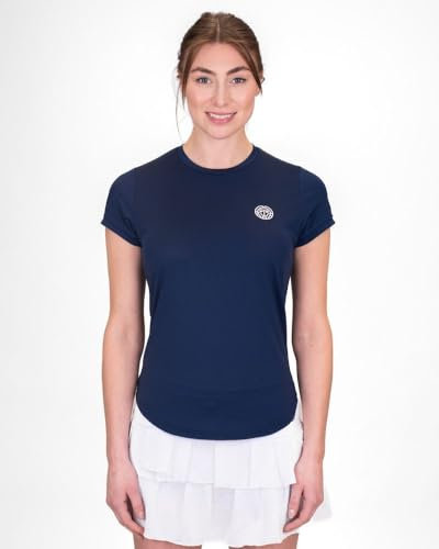 BIDI BADU Damen Crew Tee - Dark Blue, Größe:S