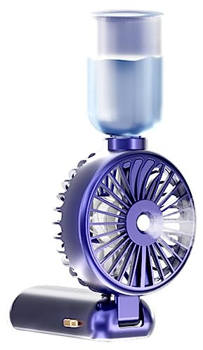Osmond Ventilatore portatile da 5000 mAh con display LCD USB silenzioso mini ventilatore elettrico fili ricaricabile ad acqua, A