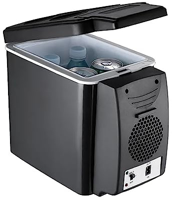 Mini Congelador Para Automóvil, Refrigerador Portátil Para Automóvil, Capacidad De 6 Litros, Enfriamiento a Aproximadamente 15-20 ° C Y Capacidad Para 6 Botellas De Agua Mineral, Para Dormitorio