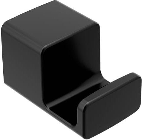 Moen 90 Grad mattschwarzer Einzelmantelhaken, YB8803BL