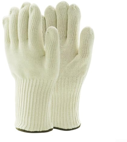 DAZZLEEX 1 Paar hitzebeständige Handschuhe, lange hitzebeständige Ofenhandschuhe, verlängerte Manschette, Design zum Kochen, Grillen, Kamin, Herd, Ofen