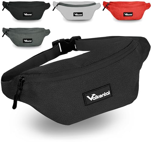 Valkental - Nachhaltige Bauchtasche aus hochwertigem Material, Kompatibel mit Explorer V22 | Geeignet als Hüfttasche, Gürteltasche & Sling Bag