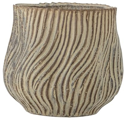 Bloomingville Dua Blumentopf, Grün, Steingut, T19xH17 cm