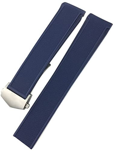 ZUC Uhrenarmband aus Kautschuk und Silikon, 22 mm, wasserdicht, für TAG HEUER AQUARACER 300 WAY201B CALIBRE 5, 22mm, Achat