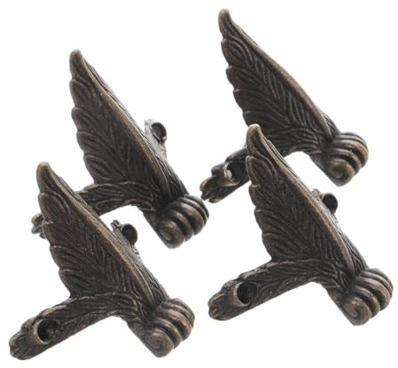 OSALADI 4ensemble Meuble Décoratifs Zinc Vintage De pour Boîte à Bijoux Et Meubles Installation Facile Et Design Élégant