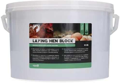 Excellent Legehennen Block - 10 kg - Pikblock - Stimuliert Appe und Schwanzverhalten - Geeignet für Hühner