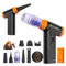 K&F Concept 2-in-1 Compressed Air Duster PC Cleaner, LED Light 150000RPM Air Blower, Electric air Dusters, Speed Adjustable Rechargeable Reusable Compressed Air Blaster for Laptop Computers Keyboard