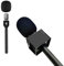 Stand for DJI Mic Mini/1/2 / Rode Wireless GO II Handle Rig Mic Flag Interview Lavalier Wireless Microphone Magnetic Adapter Holder Handheld Mount for Hollyland Lark M1 /C1 / 150