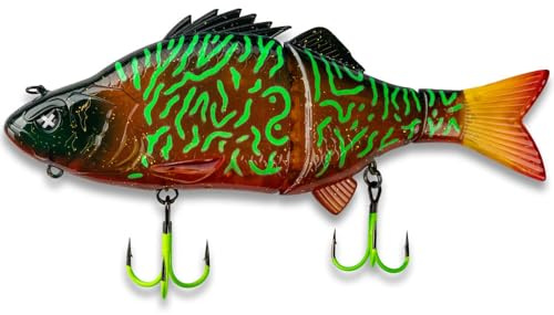 Monkey Lures Swimbait Purge Glider 17,5 cm - Floating Glidebait, Hecht Köder groß, Bigbait Hechtköder, Big Bait zum Hecht Angeln