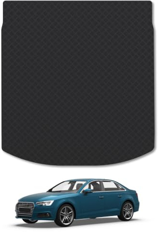 Audi A4 (2016-2025) 3mm Rubber Boot Mat | Tailored Fit Durable Boot Liner Full Coverage Protection Waterproof Accessories Easy Clean Anti Slip Made in the UK
