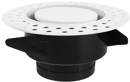 ULTECHNOVO Diffuseur D'air Rond Encastré pour Climatisation Centrale, Sortie Air en Abs, Contrôle Précis du Débit, pour Ventilation Domestique et Zones à Haute Température