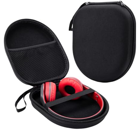 funda auriculares, Funda Blanda para Auriculares Diadema, Bolsa de Viaje Universal para Auriculares, Estuche