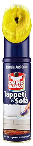 Omino Bianco Espuma Seca Alfombras y Tapicerías - 3 Recipientes de 300 ml - Total: 900 ml