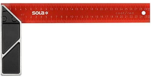 Sola 56014501 Schreinerwinkel SRC 500 rot beschichtet in schwarz