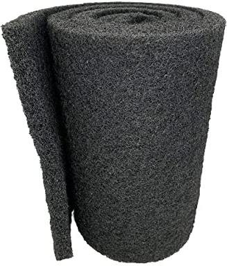 Aquatic Experts USA Filtermatte für Koiteiche, grob, 30,5 cm x 182,9 cm x 2,5 cm, Schwarz
