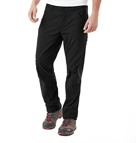 Berghaus Herren Ortler 2.0 Wanderhose, wasserabweisend, bequeme Passform, atmungsaktive Hose, Schwarz, 34 Standard