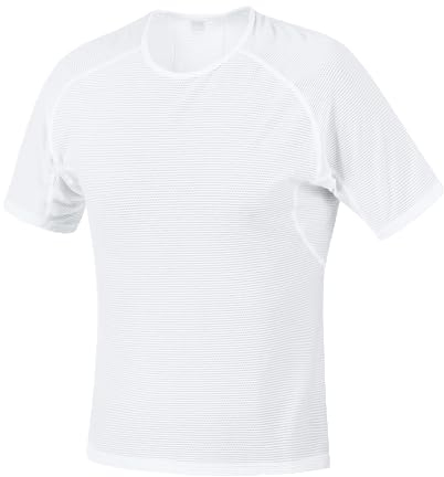 GORE WEAR Mens M Base Layer Shirt, White, L EU