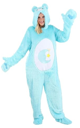 Care Bears Adult Classic Bed Time Bear Fancy Dress Costume X-Large Blue