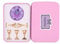 Sonew Nail Holder, Nail Art Display Stand, Crystal Alloy Nail Tips Stand Holders Magnetic Manicure Nails Salon Tool 3 Colors(Purple)