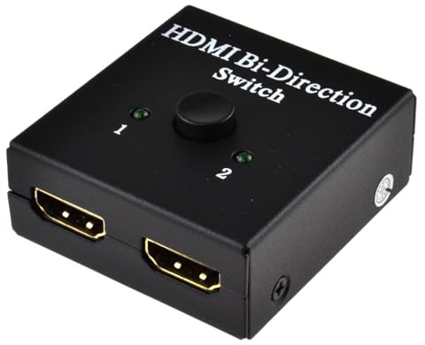 kenable HDMI Bi Directional Switch 4K 30/60Hz - Switch between 2 Devices or 2 Screens