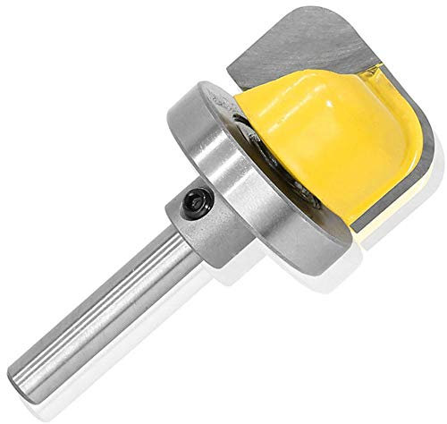Gasea 8 mm Schüssel und Tablett für Router Modell Bit Fräser Mühlen Ende rund tief Werkzeug Fräser Werkzeug Holz Fräser Werkzeug 28,6 mm Breite