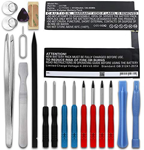subtel, Battery for Tablet compatible with Apple iPad Pro 10,5 - A1709, A1701 (3.77V, 8130mAh) + Tool set